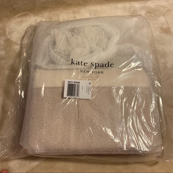 Kate Spade Leila Colorblock Triple Gusset Crossbody Warm Beige Mint New - Picture 5 of 10